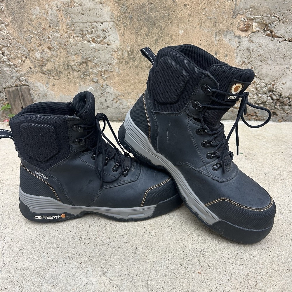 Carhartt Force‎ Boots Waterproof Size 10.5 CMA 6381